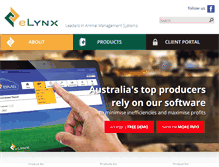 Tablet Screenshot of elynx.com.au